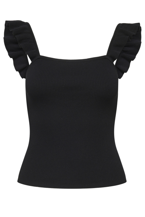 Jacqueline de Yong jdynanna s/l square neck frill top
